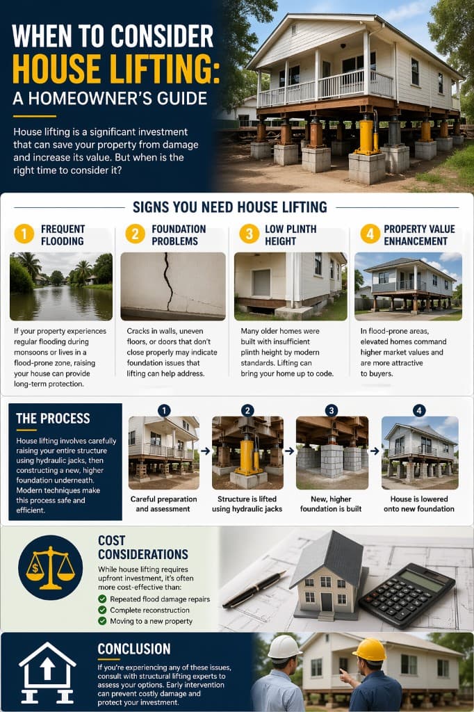 When to Consider House Lifting: A Homeowner's Guide